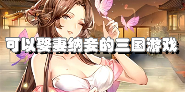 可以娶妻纳妾的三国游戏