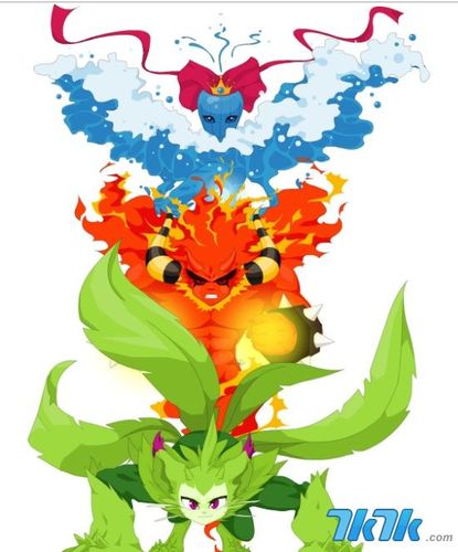 雅士林与烈火战神，在洛克王国世界中的辉煌篇章