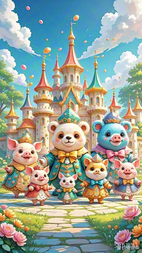 玫瑰小镇与魔法花园，梦幻之旅的奇妙冒险