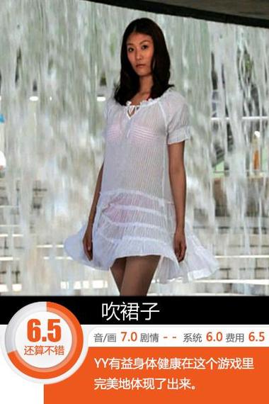 喜欢穿裙子的女孩们，一起来玩吹裙子小游戏吧！