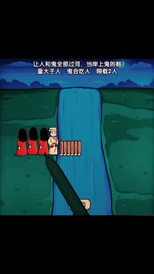 人鬼过河游戏，挑战与智慧的结合