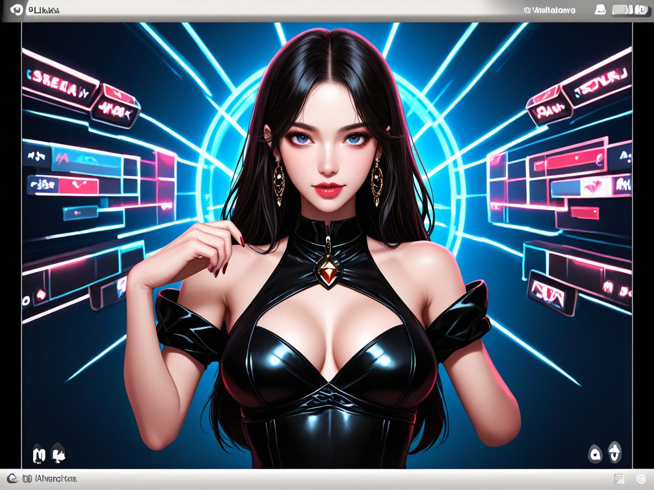 女神与神秘挑战，美女猜拳游戏的魅力